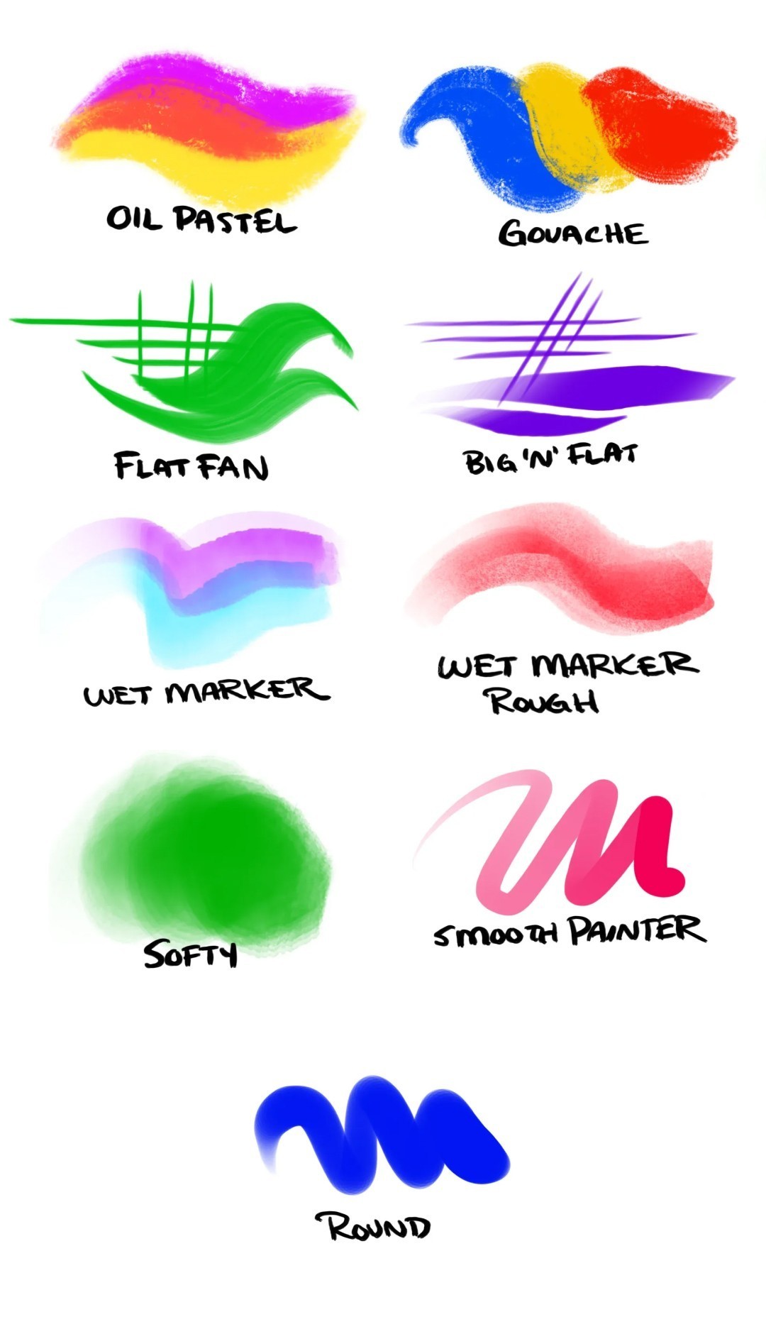 Procreate多材质综合绘画笔刷